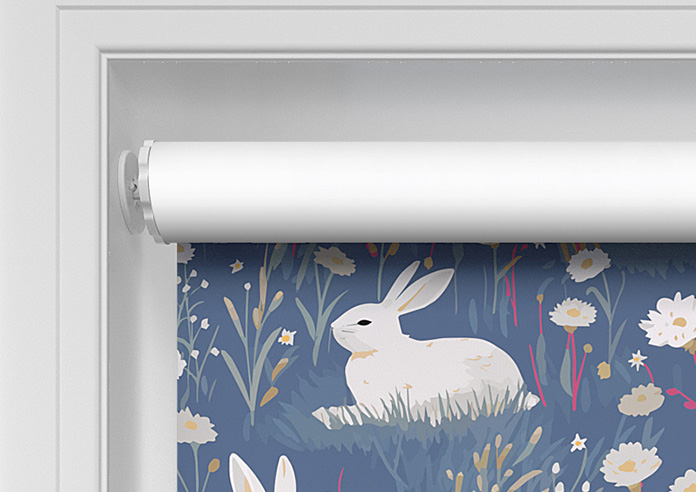 Bunny Meadows, Periwinkle - Twist&Fit Roller Blind - Image 9